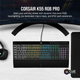 Клавіатура дротова Corsair K55 Pro RGB USB Black (CH-9226765-NA) - зображення 13