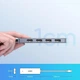 USB-хаб UGREEN CM219 4-in-1 USB Type-C to 4xUSB 3.0 HUB Space Gray (70336) - изображение 11