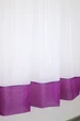 Кухонная занавеска VR-Textil № 047к фуксия с белым 270х170 см (52-0127) - изображение 5