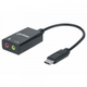 Звуковая плата USB Type-C 2.1 Manhattan 153317 Channel черный - изображение 1