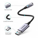 Звуковая карта Ugreen CM477 USB AUX Jack TRRS Mic/Ear KT0210 25СМ Черная - изображение 5