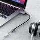 Звуковая карта Ugreen CM477 USB AUX Jack TRRS Mic/Ear KT0210 25СМ Черная - изображение 7