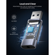 Звуковая карта Ugreen CM383 80864 USB AUX Jack TRRS Mic&Ear ALC4030 Plug-and-Play Grey UGR-80864 - изображение 4