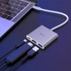 Хаб Type-C - HUB Hoco HB14 Easy Use - USB3.0 / HDMI / PD 3A 67W - зображення 3
