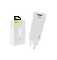 Блок зарядный адаптер Baseus GaN Lite 65W 2 порта USB + Type-C (CCGAN2L-B02) белый - изображение 4