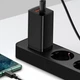 Сетевое зарядное устройство Baseus GaN Lite 65W 1USB + Type-C (CCGAN2L-B01) черное - изображение 3
