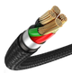 Кабель Baseus Cafule Type-C to Type-C 2м PD2.0 100Вт 5A 20В Black/Grey (CATKLF-ALG1) - зображення 5