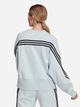 Bluza damska bez kaptura Adidas W Fi 3S Crew HH9109 M Jasnoniebieska (4065417114265) - obraz 2