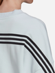 Bluza damska bez kaptura Adidas W Fi 3S Crew HH9109 M Jasnoniebieska (4065417114265) - obraz 3