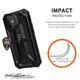 Чехол милитари противоударный UAG Monarch (Original) 112341114040 для Iphone 12 Mini (5.4") Black - изображение 11