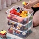 Ящик-органайзер для зберігання деталей конструктора LEGO зелений - зображення 5