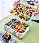 Ящик-органайзер для зберігання деталей конструктора LEGO зелений - зображення 8