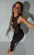 Боди однотонный с вырезами PrettyLittleThing Черный 11020 XS (40) - изображение 3