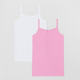 Набір майок 2 шт OVS Pk2 Singlet Cyclamen 1811091 170 см White/Pink (8056781250563) - зображення 1