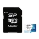 Карта пам'яті Silicon Power 64Gb microSDXC U3 A1 V30 Superior Color 100R/80W + adapter (SP064GBSTXDU3V20AB) - зображення 1