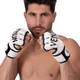 Перчатки для смешанных единоборств Zelart Fight Gear 5699 размер L White-Black - изображение 6