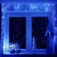 Гирлянда водопад (штора) Springos 3 x 3 м 300 LED Pilot USB CL4024 Blue - изображение 5