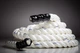 Канат тренувальний для кросфіту WCG Battle Rope White WCG 50 мм х 15 м - зображення 3