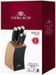 Zestaw noży Gerlach Deco Black w bloku 6 elementów (5901035500006) - obraz 11