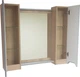 Зеркальный шкаф ВАНЛАНД Wood WMC-90 G серый - изображение 2