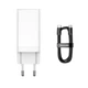Сітчасте зарядне пристрій Baseus GaN3 Pro Fast Charger 2C+U White (CCGP050102) - зображення 1