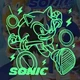Дитяча піжама для хлопчиків Сонік Sonic | світиться у темряві | 3 роки зріст 96-104см | колір синий - зображення 3