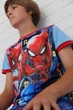 Дитяча піжама для хлопців Марвел Людина Павук SPIDERMAN MARVEL | світиться у темряві | короткий рукав | 5 роки зріст 104-110см | колір синій - зображення 7