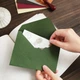 Конверти Craft Emerald 20 шт. крафтові з рельєфною текстурою, конверти для запрошень, записок, візиток, скрапбукінгу Craft Emerald, Panalisa (91405482) - зображення 12