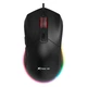 Игровая компьютерная мышь проводная XTRIKE ME GM-316 Wired mouse 800-7200 DPI RGB подсветка black - изображение 2