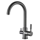 Кухонный смеситель Globus с подключением к фильтру (Globus Lux GLLR-0333-11-GRAPHITE) - изображение 4