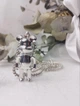 Парные кулоны Мишки в стиле Bearbrick черный+серебристый на цепочках - изображение 7
