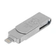 OTG USB Флешка Flash Drive T&G 3&1 Lightning & Android 256gb Metal 007 Металлик - изображение 3