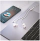 Навушники HOCO M101 Pro Crystal sound Type-C wire-controlled digital earphones with microphone White (6931474782403) - зображення 3