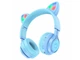 Навушники HOCO W39 Cat ear kids BT headphones Blue - зображення 1