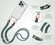 Шнурок для чохла Crossbody by Upex with Aide Cactus and Accrocher Silver - зображення 2