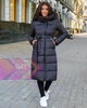 Жіноче зимове пальто Fodarlloy 3XL чорне 06112 - зображення 1