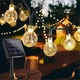 Вулична світлодіодна гірлянда 9,5 метрів 50 LED на сонячній батареї Sunnest тепле світло "Кришталеві кулі" - зображення 10