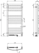Полотенцесушитель электрический NAVIN Avalon 480х1000 Sensor (12-203153-4810) черный муар левосторонний - изображение 9