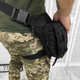 Поясна Сумка на ногу Cordura 1000D з 5-ма кишенями чорна розмір 26,5x11,5x18,8 см - зображення 3