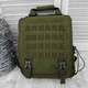 Рюкзак 9 л с системой Molle 33x27x10см / Крепкий рюкзак Oxford олива - изображение 4