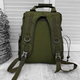 Рюкзак 9 л с системой Molle 33x27x10см / Крепкий рюкзак Oxford олива - изображение 5