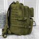 Рюкзак Cordura 800D 44х25х28 см / Влагозащищенный Ранец с системой Molle олива - изображение 5