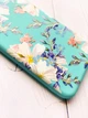 Матовий бірюзовий чохол на Samsung Galaxy A32 Квітковий малюнок (принт 272) - зображення 3