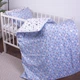 Простынь MirSon Бязь Kids Time 18-0006 Rainbow Unicorn 110х160 см (2200007015924) - изображение 6