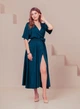 Потрясающее коктейльное платье изумрудно-зеленого цвета JadFashion XXL изумрудный 43285482 - изображение 1