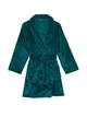 Халат Victoria's Secret Short Cozy Robe XS/S темно-зелений - зображення 1