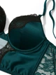 Корсет Бюст'є Victoria's Secret Bombshell Add-2-Cups Push-Up Corset Top подвійний пуш-ап 38С темно-зелений - зображення 2