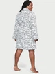 Халат Victoria's Secret Short Cozy Robe M/L білий - изображение 2