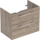 Тумба із умивальником GEBERIT Selnova Square 80x65.2x50.2см підвісна коричнева 501.210.00.1_500.995.00.1 - зображення 4