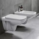 Унитаз подвесной безободковый белый GEBERIT Selnova Square с сиденьем с микролифтом 501.961.00.1 - изображение 4
